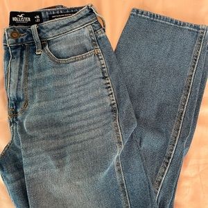 Distressed Hollister Curvy Mom Jeans